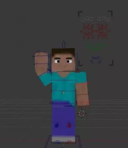Minecraft Character --- Steve Low-poly  3D model