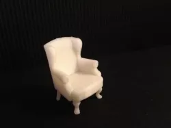 Miniature Queen Anne Wingback Chair