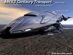 MK63 Centaury Transport 3D model