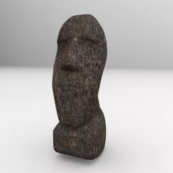 Moai Statue 3D model