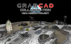 mōna mission project - GrabCAD on the moon