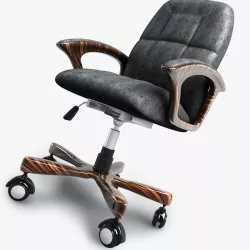 Office chair on wheels 3D model