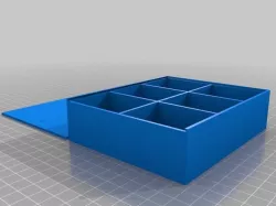 Parametric compartment box with lid