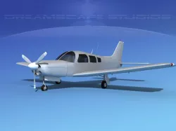 Piper Turbo Arrow 240 V00 3D model