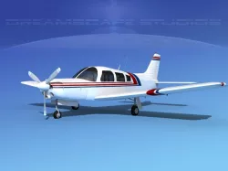 Piper Turbo Arrow 240 V01 3D model