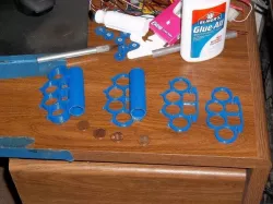 Plastic knuckles with some weight.