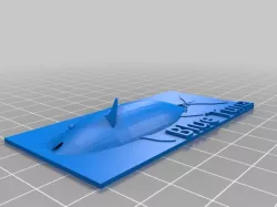 Printable 3d Blue tuna