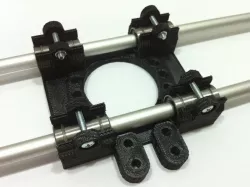 Prusa X Carriage with Slim LM8UU Holder