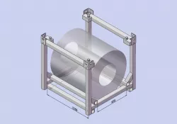 Rack for storage of rolls