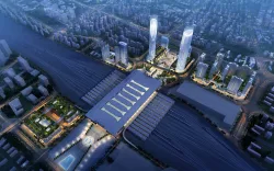 Railway terminal 3D model