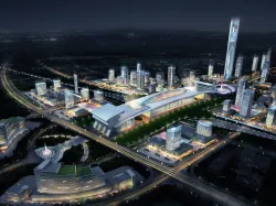 Railway terminal 3D model