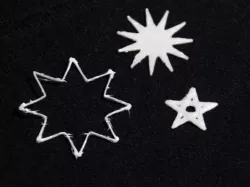 Regular star polygons and star figures