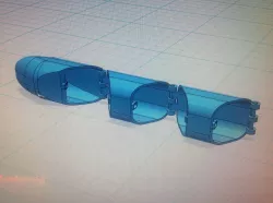 robotic finger concept 3D model