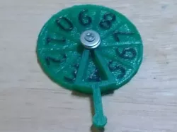 Rotary Counter for Tabletop Gaming