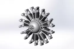 Rotec R3600 9 Cylinder Radial Engine