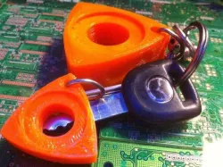 RX-7 /  RX-8 Rotary Engine Rotor Keychain