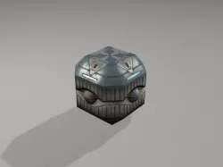 scifi crates 3D model