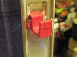 Shelf slide-in hook