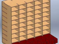Small Parts Cabinet
