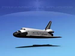 Space Shuttle Challenger Basic LP 1-1 3D model