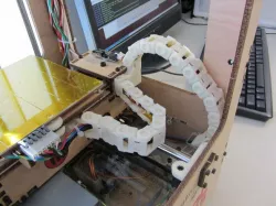 TOM build platform cable management system