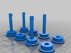 Toy Train Set wheel plate