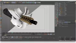 Wire animation 3D model