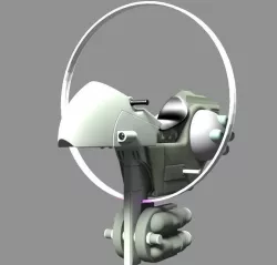 Wormhole glider 3D model