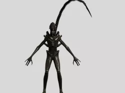  Xenomorph Alien Warrior 3D model