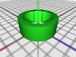 Z Axis linear bearing spacer for Thing-O-Matic