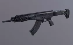 AK Alfa Kalashnikov Israel PBR Game Ready Low-poly  3D model