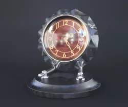 Antique Clock  3D model