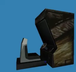 arcade car machine Low-poly  3D model