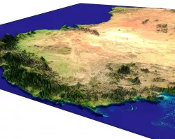 Australia 3d map 3D model