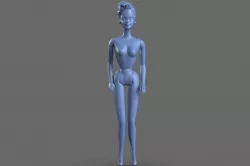 Barbie Doll Toy 3D model
