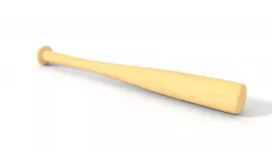 Baseball Bat Low-poly  3D model