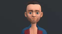 Bearded Bob 3D model
