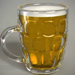 Beer Glass 3D model