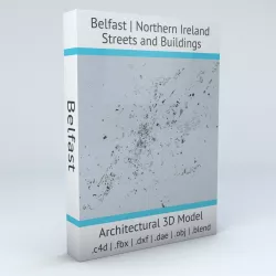 Belfast Streets and Buildings 3D model