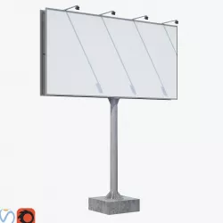 Billboard  3D model