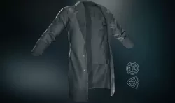 Black Coat Low-poly  3D model