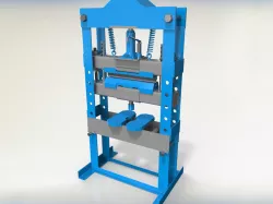 Bottle Jack Press and Bender - Prensa y plegadora hidráulica
