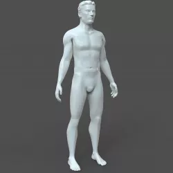 CAD-friendly Male Model M2P1D0V1 3D model