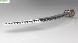Canal Turbine Blade Structure WIP