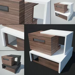 Cat The Dwell House Low-poly  3D model