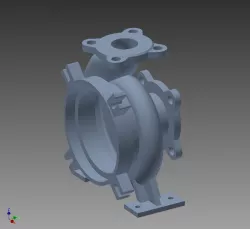 Centrifugal pump casing X65-50-160