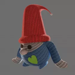 Christmas gnome 3D model