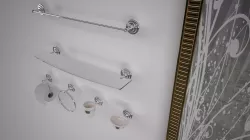 Classic Bathroom Accessories 3D model
