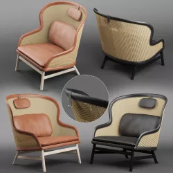 Dandy armchair 3D model