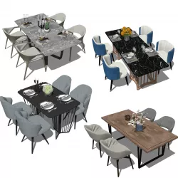 dinner table chair 3D model